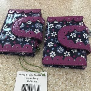 Vera Bradley Pretty & Petite card holder